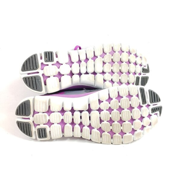 Nike Flex Womens Size 9 Running Shoes Gray & Pink Lightweight Mesh - Picture 8 of 9